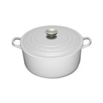 Cocotte ronde blanc pur 24 cm Le Creuset